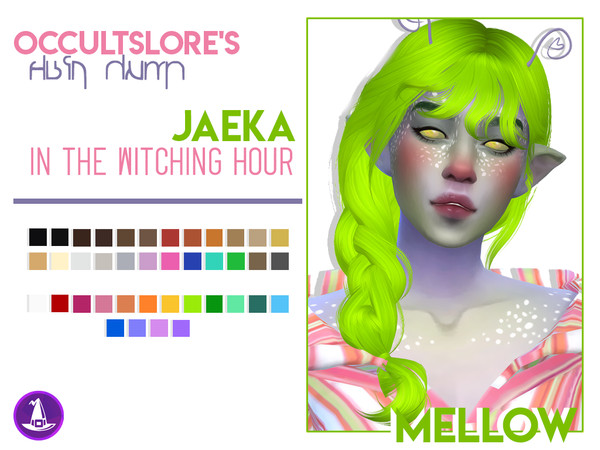 Sims 4 — Mellow - Jakea Recolor by rachirdsims — Recolored in The Witching Hour palette. 24 shades similar to EA's base
