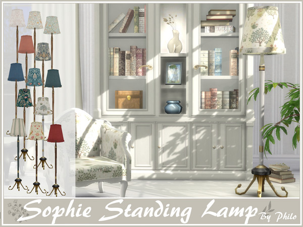 Sims 4 — Philo_Sophie Standing Lamp by philo — This set inludes :