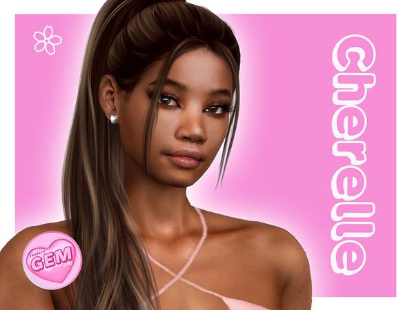 Sims 4 — Cherelle Burton by fantasygemsims — Cherelle Burton
