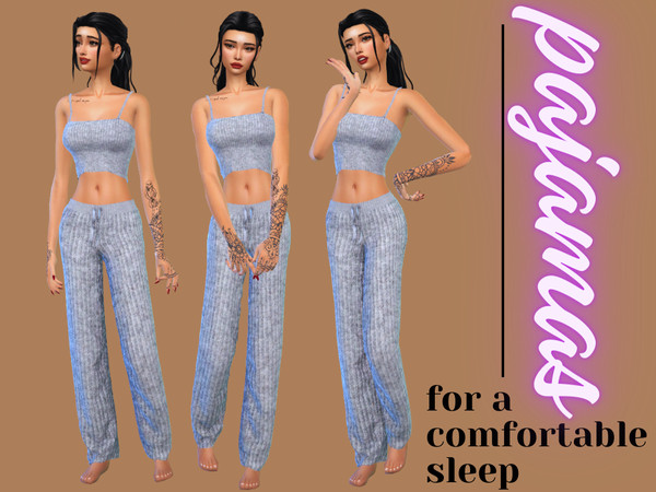 Sims 4 — raveclassy_pajamas1_top.package by engeldestodes — HELLOO,