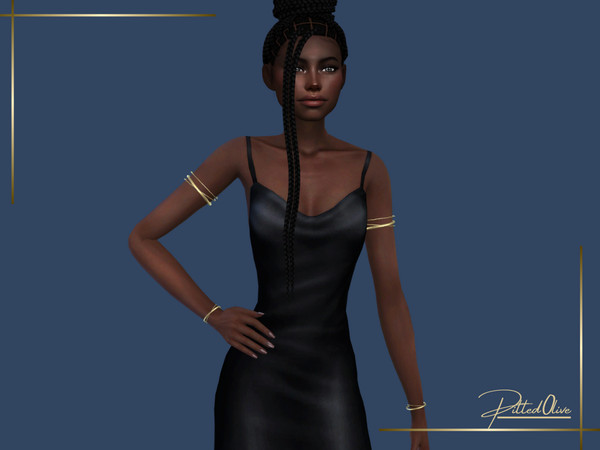 Sims 4 — Pitted0live_Emporia_Right_Arm_Cuff.package by Pitted0live — A set of arm cuffs with bracelets for left and right