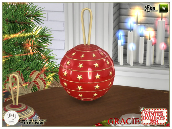 Sims 4 — winter holidays 2024 gracie deco ball2 by jomsims — For our Winter Holidays 2024 collection, discover the Gracie