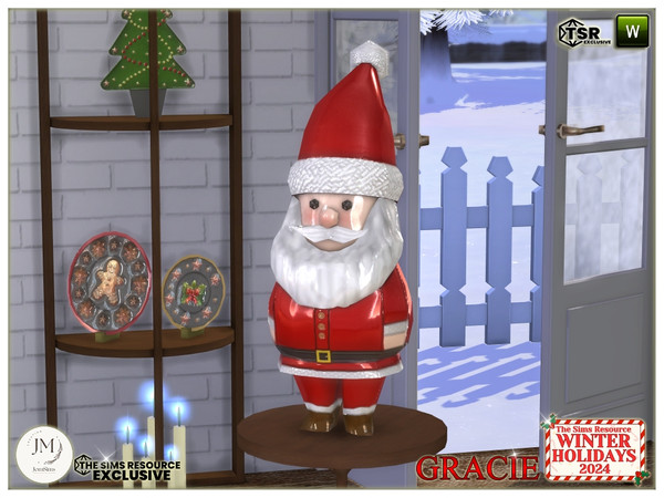 Sims 4 — winter holidays 2024 gracie sculpture1 by jomsims — For our Winter Holidays 2024 collection, discover the Gracie