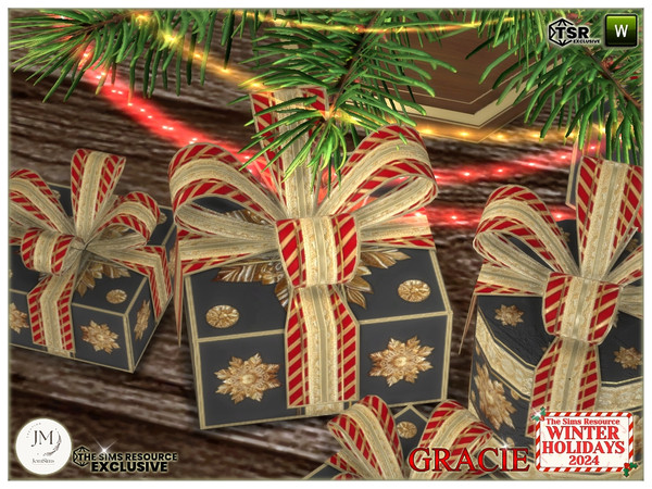 Sims 4 — holidays 2024 gracie gift1 by jomsims — For our Winter Holidays 2024 collection, discover the Gracie Collection!