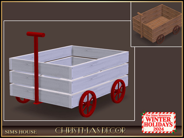Sims 4 — [Sims Housee ] TROLLEY | CHRISTMAS DECOR by Sims_House — CHRISTMAS DECOR