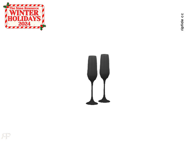 Sims 4 —  by Riptidecc — Ring in the New Year with the timeless charm of the Winters Eve Collection. This set pairs