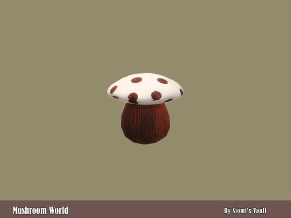 Sims 4 — Mushroom World - Seat by siomisvault — I had a mushroom attack and ended up making this set haha don't judge
