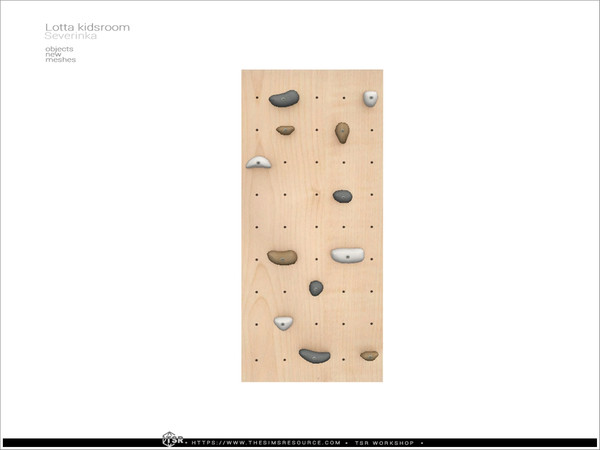 Sims 4 — Lotta kidsroom - scalodrome decor by Severinka_ — A set of furniture and decor for decorating a children's room