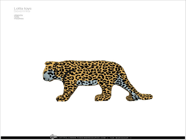 Sims 4 — Lotta toys - Jaguar by Severinka_ — A set of functional wooden toys - animals for children, toddlers and