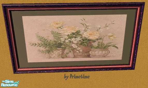 Primetime Roses The Sims Resource - Primetime's Shades of Roses Prints -1