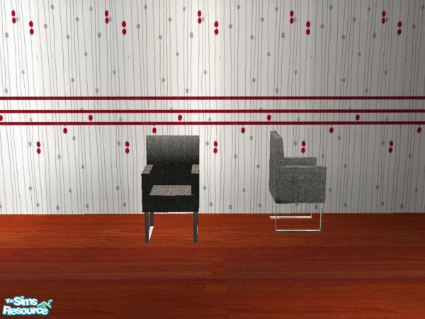 Sims 2 — Simple Gray - Dining Chair by SimanthaRat — Graphic Squares in Gray You will need the free meshes from the site