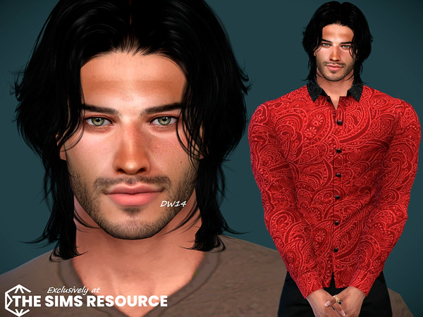 Sims 4 — Javier Arias by DarkWave14 — Download all CC's listed in the Required Tab to have the sim like in the pictures.