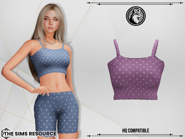 Sims 4 — Julia Set Top by ForLima — 6 Colors