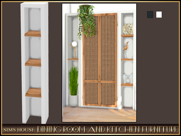 Sims 4 — [Sims House ] END CUPBOARD 1 | DINING ROOM AND KITCHEN FURNITURE by Sims_House — DINING ROOM AND KITCHEN