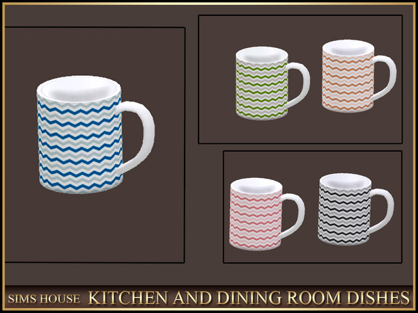 Sims 4 — [Sims House ] MUG | KITCHEN AND DINING ROOM DISHES by Sims_House — KITCHEN AND DINING ROOM EQUIPMENT