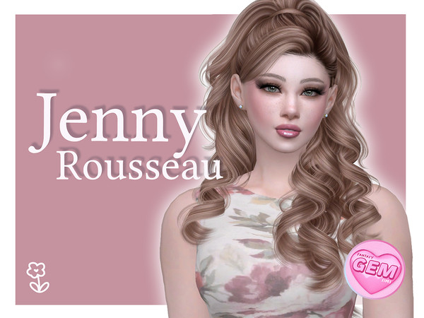 Sims 4 — Jenny Rousseau by fantasygemsims — Jenny Rousseau