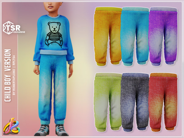 Sims 4 — Boy Bottom 299 -Child by RobertaPLobo — Bottom 299 - Child Boy version - Bear - TS4