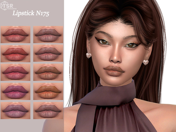 Sims 4 — Lipstick N175 by Layla — Previews were made using HQ Mod