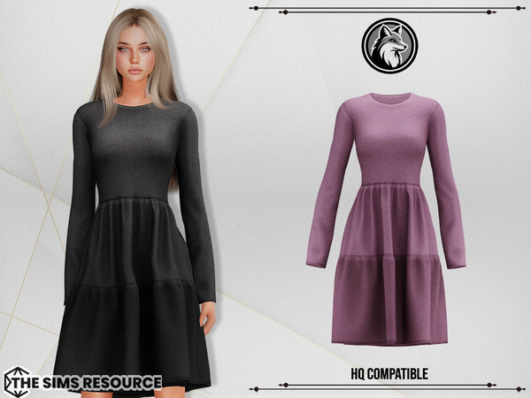 Sims 4 — Maria Dress by ForLima — 8 Colors