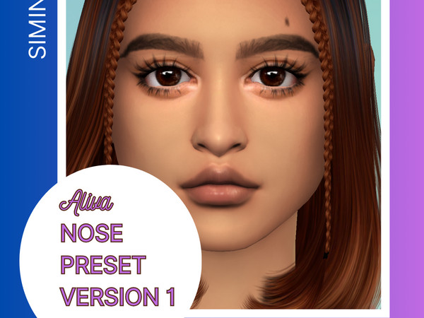 Sims 4 — SimInfantia_Alivas_NosePreset_Version5.package by Siminfantia — Another Nose Preset in my collection. It comes