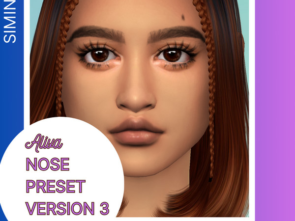 Sims 4 — SimInfantia_Alivas_NosePreset_Version2.package by Siminfantia — Another Nose Preset in my collection. It comes