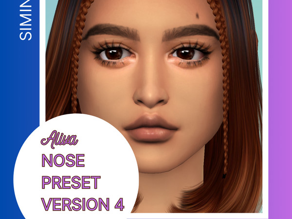 Sims 4 — SimInfantia_Alivas_NosePreset_Version3.package by Siminfantia — Another Nose Preset in my collection. It comes