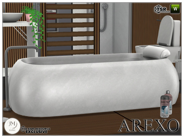 Sims 4 — Arexo bathtub by jomsims — Here is the Arexo bathroom,