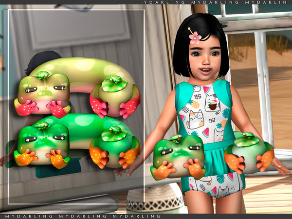Sims 4 — frog float for toddler accessory by Mydarling20 — new mesh