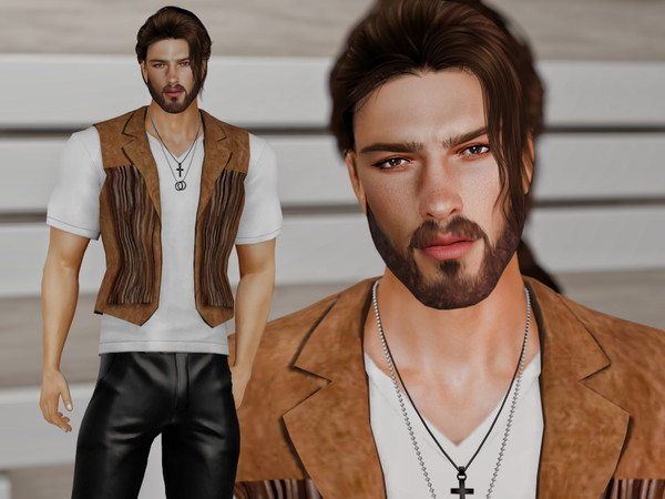 Sims 4 — Kade West (inspired by Can Yaman) by SimnessZ1 — This is a sim inspired by the character of Can Divit (Can