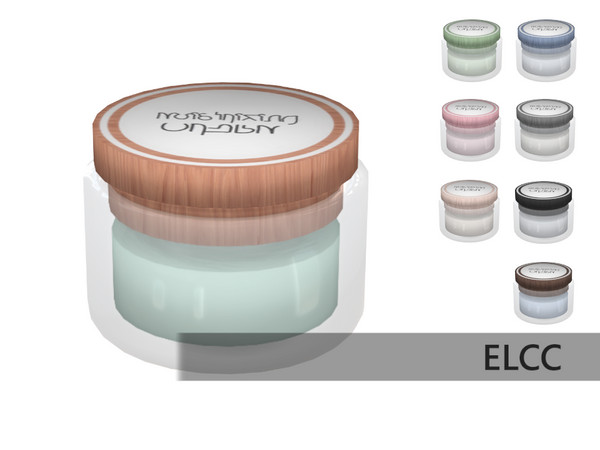 Sims 4 — Bathroom Essentials: Body Cream by ELCC — Bathroom Essentials: Part I A bathroom organizer with 10 different