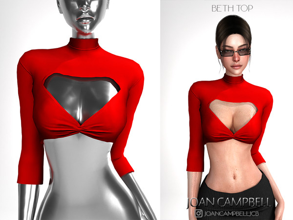 Sims 4 — BETH TOP by Joan_Campbell_Beauty_ — 10 swatches Custom thumbnail Original mesh