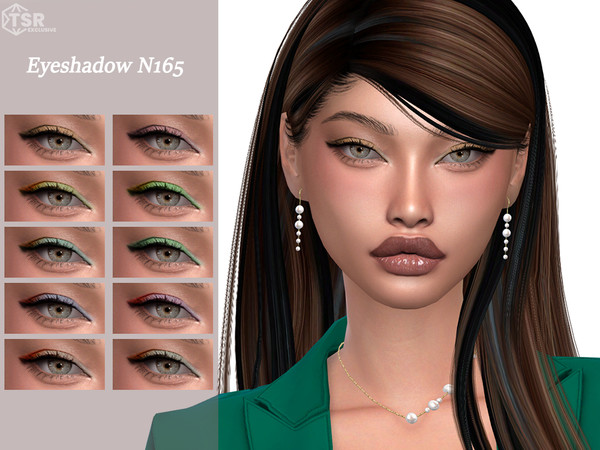 Sims 4 — Eyeshadow N165 by Layla — Previews were made using HQ Mod