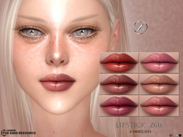 Sims 4 — LIPSTICK Z616 by ZENX — Base Game