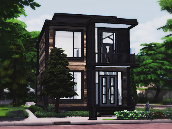 Sims 4 — NO CC - Modern Modular Starter Home by NiallUK — NO CC - Clean and simple! This starter home is perfect for low