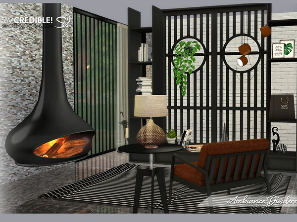 Sims 4 — Ambiance Divider Shelves by SIMcredible! — Bringing this time the third part of our Ambiance collection. These