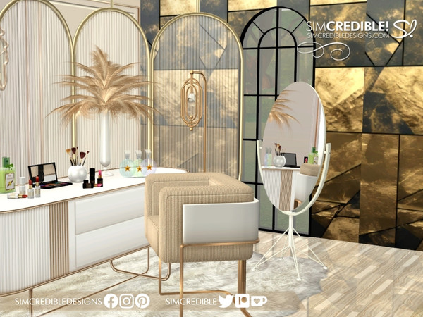 Sims 4 — Ambiance Divider Glass Double Tall by SIMcredible! — This is the fourth and last Ambiance set. Bringing some