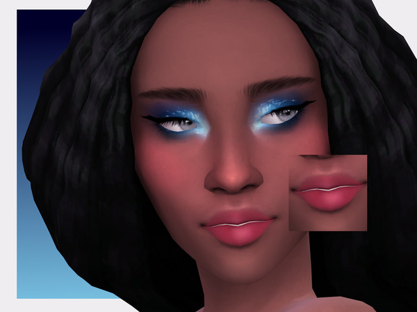 Sims 4 — Midwinter Lipstick by Sagittariah — base game compatible, 6 swatches, properly tagged, enabled for all occults,