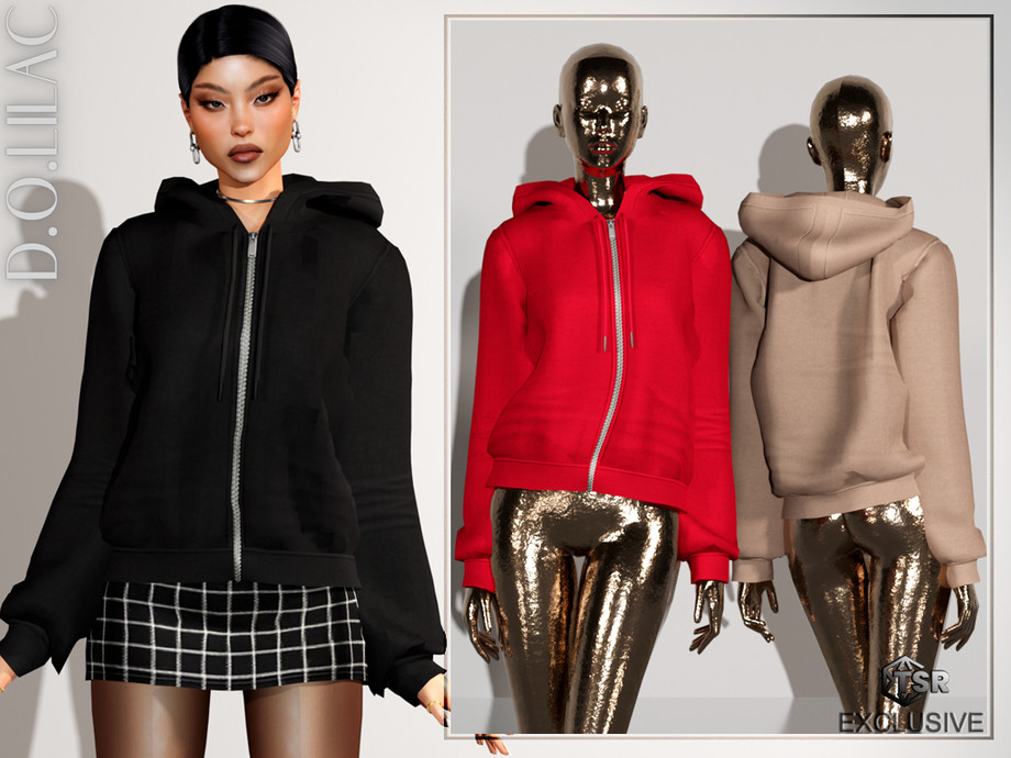 The Sims Resource | Zip Hoodie DO0673