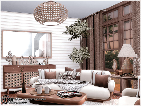 Sims 4 — LR18 - Living Room by marychabb — I present a room - Living Room , that is fully equipped.