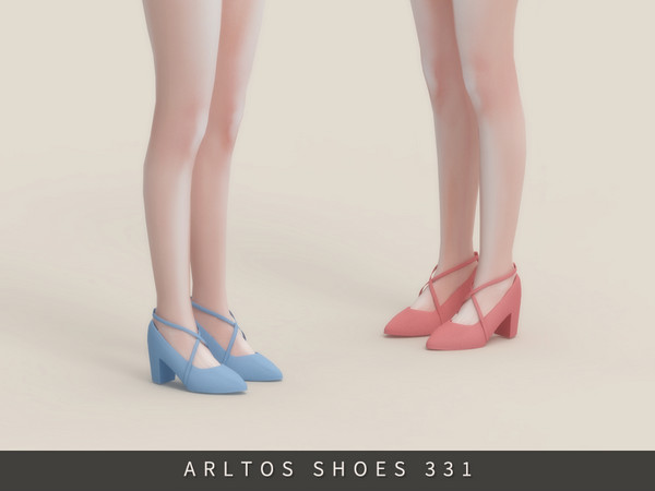 Sims 4 — Rough heels by Arltos — 13 colors.