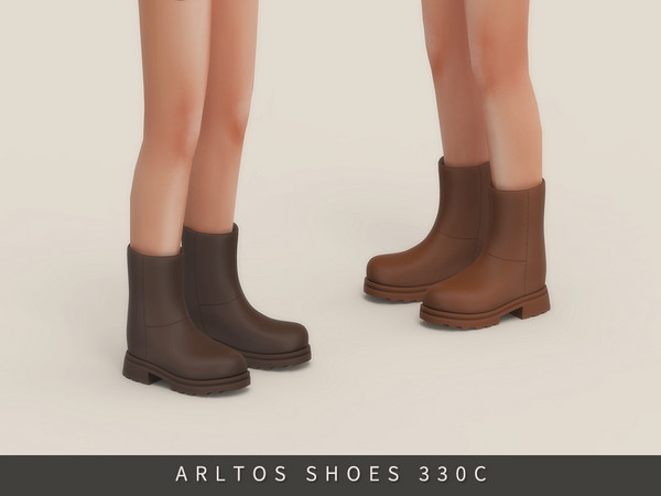 Sims 4 — Fashion boots Child by Arltos — 10 colors.
