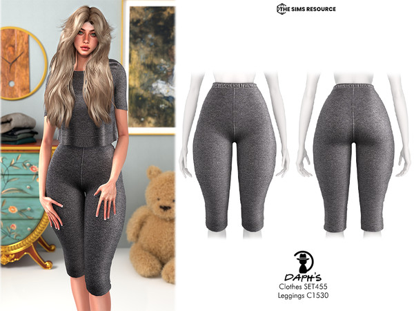 Sims 4 — Clothes SET455 - Leggings C1530 by Daph's — 6 Swatches