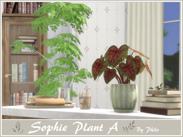 Sims 4 — Philo_Sophie Plant 1 by philo — This set will give your country houses a cottagecore aesthetic: refined and