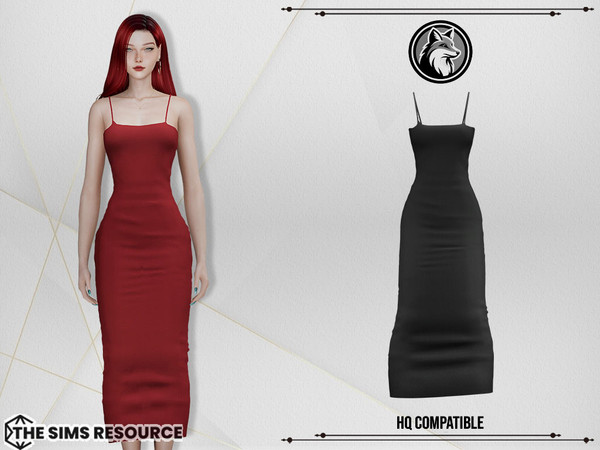 Sims 4 — Lizzie Dress by ForLima — 6 Colors