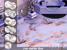 Sims 4 — Rose Marble Floor by Rhagdalla — Rose Marble Floor
