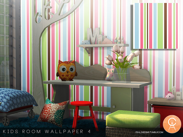Sims 4 — Kids Room Wallpaper 4 by Pralinesims — By Pralinesims