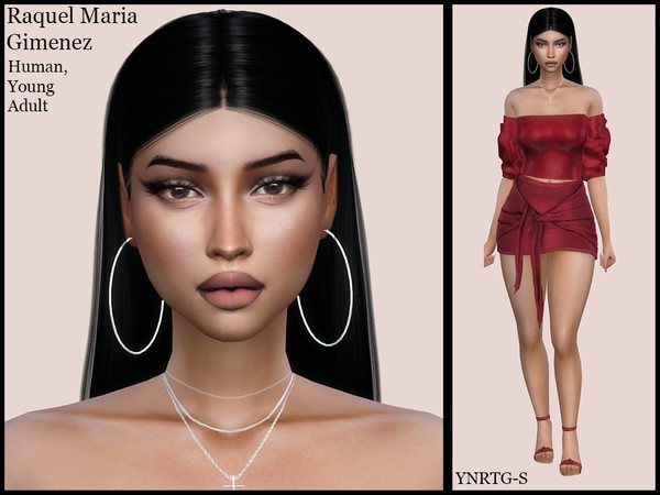 Sims 4 — Raquel Maria Gimenez by YNRTG-S — Please check the Creator Notes tab to see my DLCs and the Required tab for the