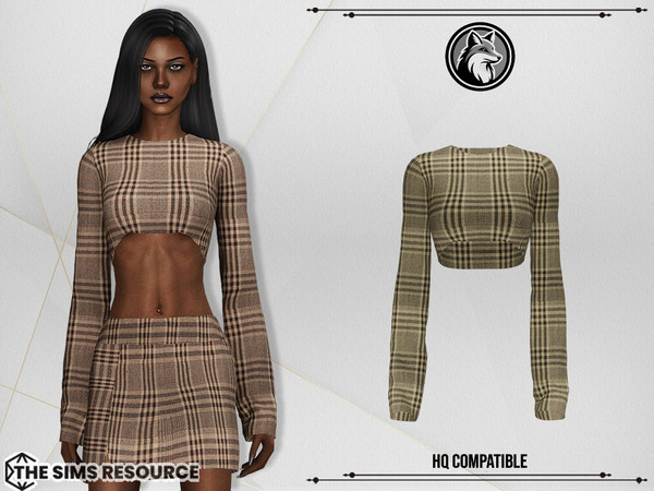 Sims 4 — Kalia Set Top by ForLima — 4 Colors