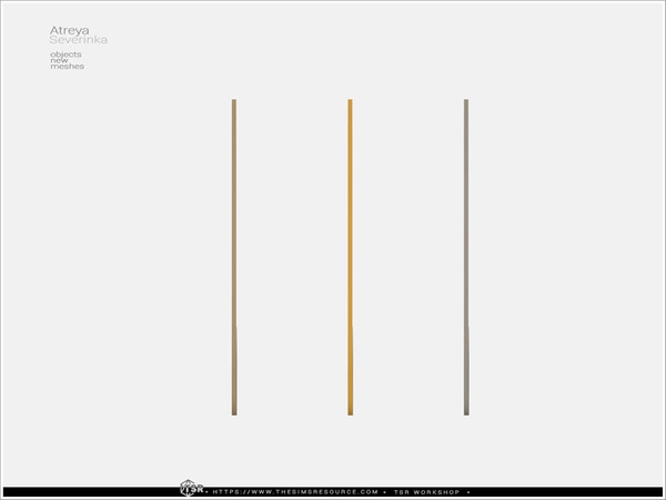 Sims 4 — Atreya - wall metall molding SW by Severinka_ — A set of furniture and decor for decorating a dining room.