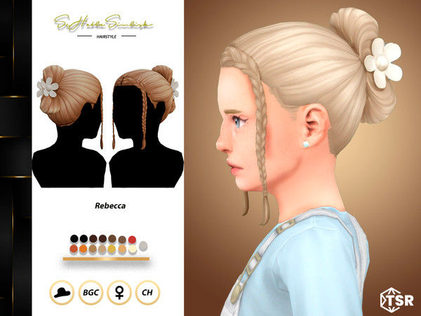 Sims 4 — SHS_Rebecca_ChildrenHair.package by sehablasimlish — Hope you like it and enjoy it. Maxis Match